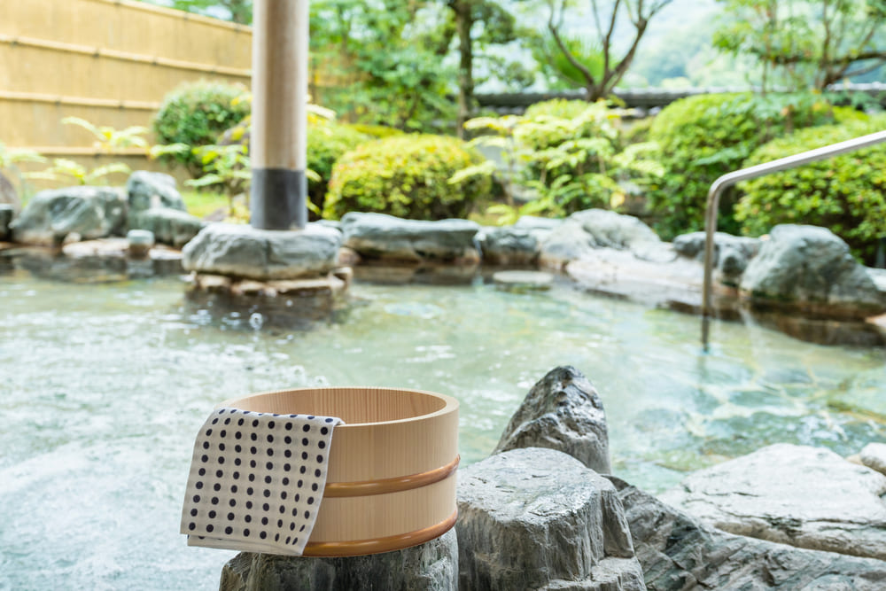 温泉付き